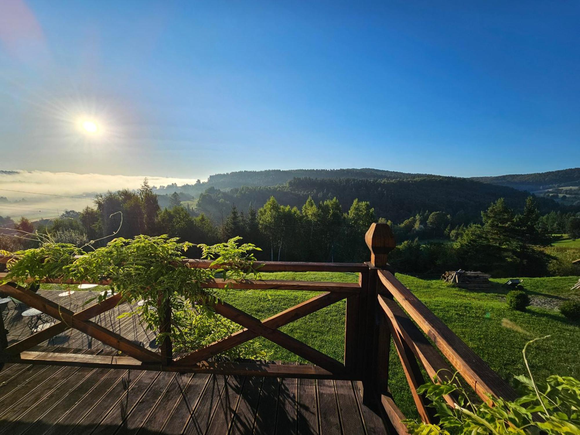 Chata W Bieszczadzie Apartamenty I Domki Z Sauna Bieszczady Polańczyk Exteriör bild