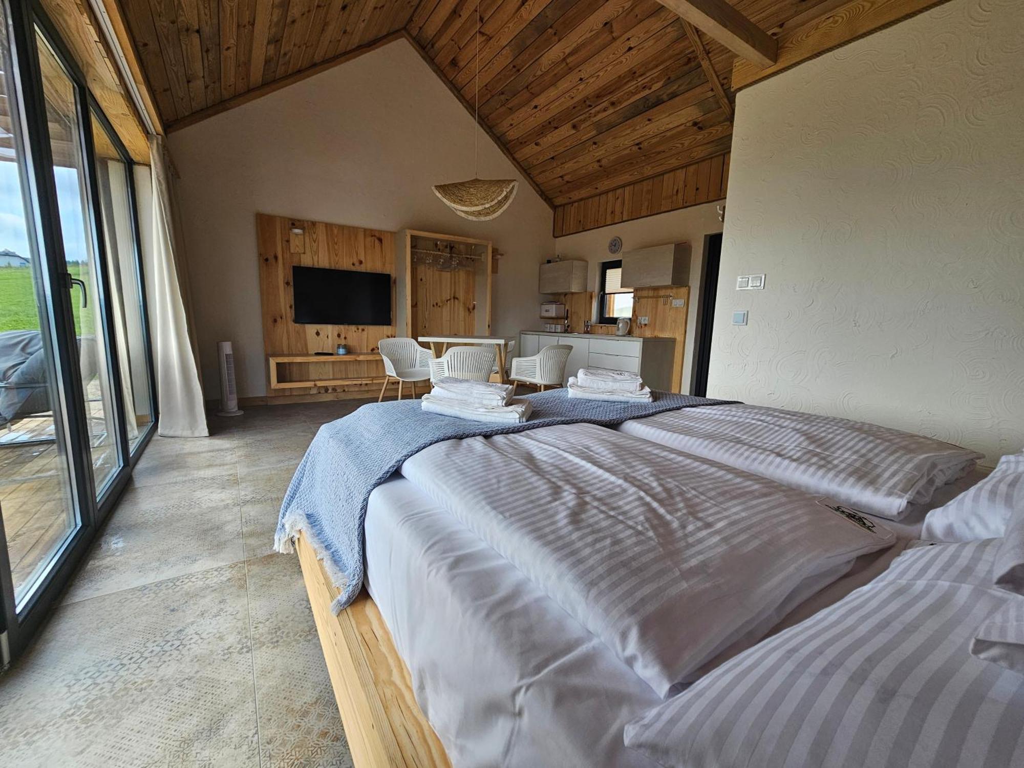 Chata W Bieszczadzie Apartamenty I Domki Z Sauna Bieszczady Polańczyk Exteriör bild