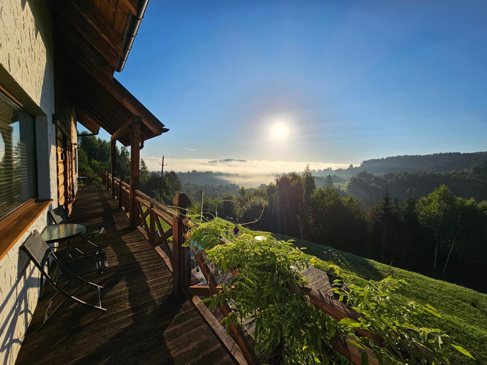 Chata W Bieszczadzie Apartamenty I Domki Z Sauna Bieszczady Polańczyk Exteriör bild