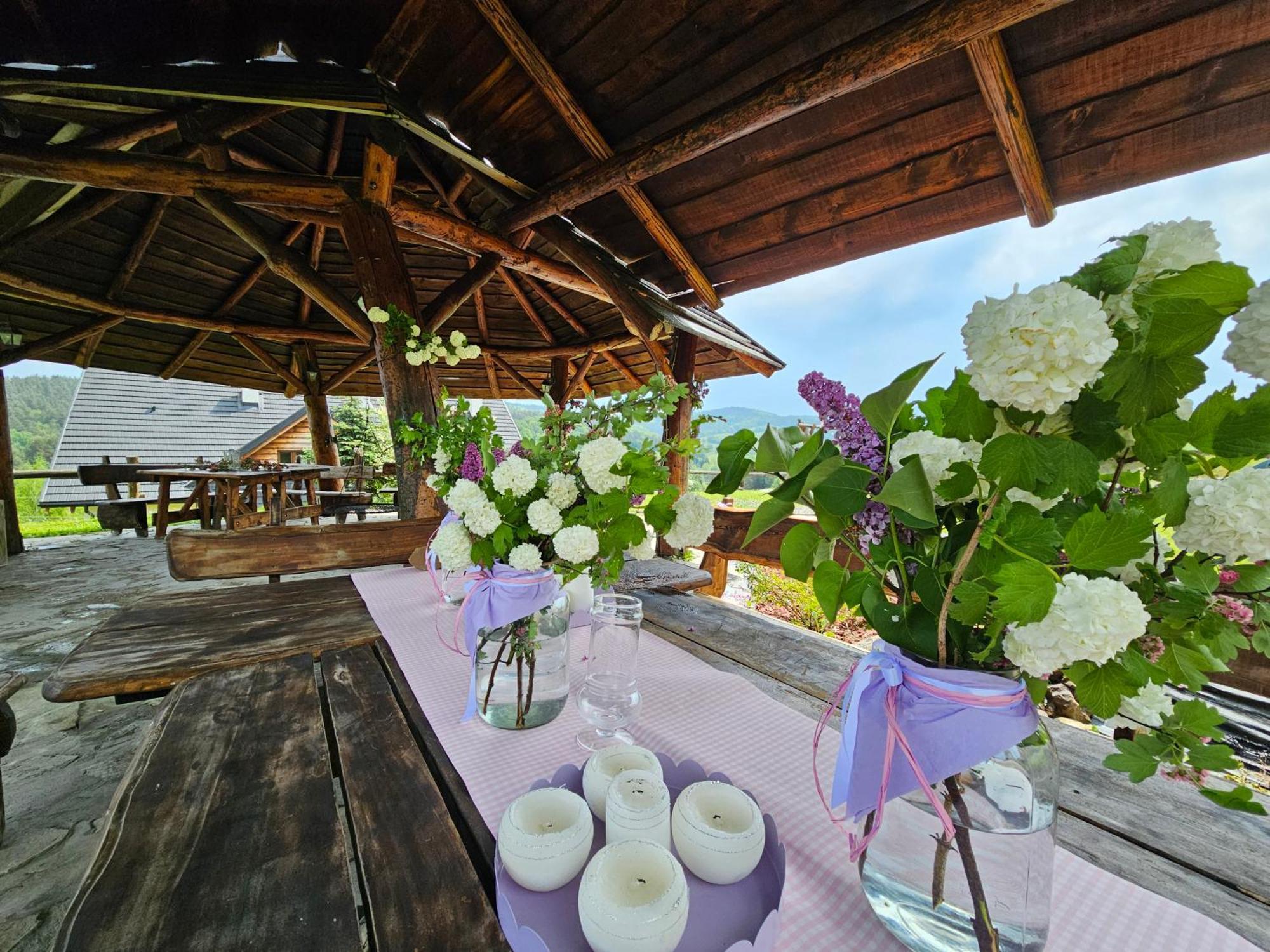 Chata W Bieszczadzie Apartamenty I Domki Z Sauna Bieszczady Polańczyk Exteriör bild