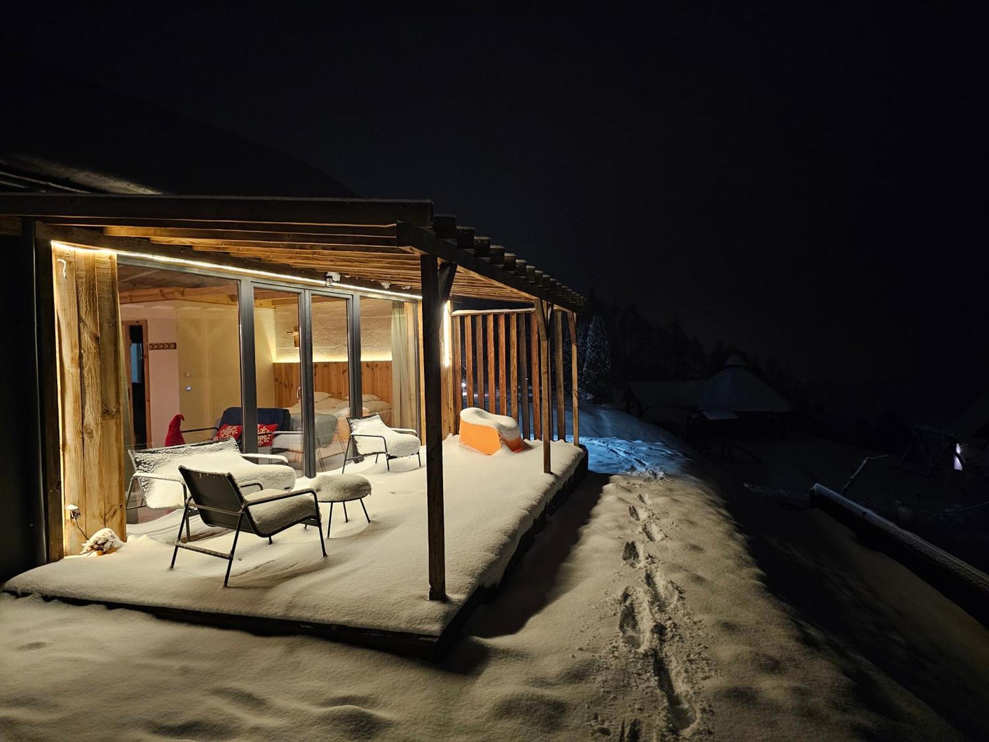Chata W Bieszczadzie Apartamenty I Domki Z Sauna Bieszczady Polańczyk Exteriör bild