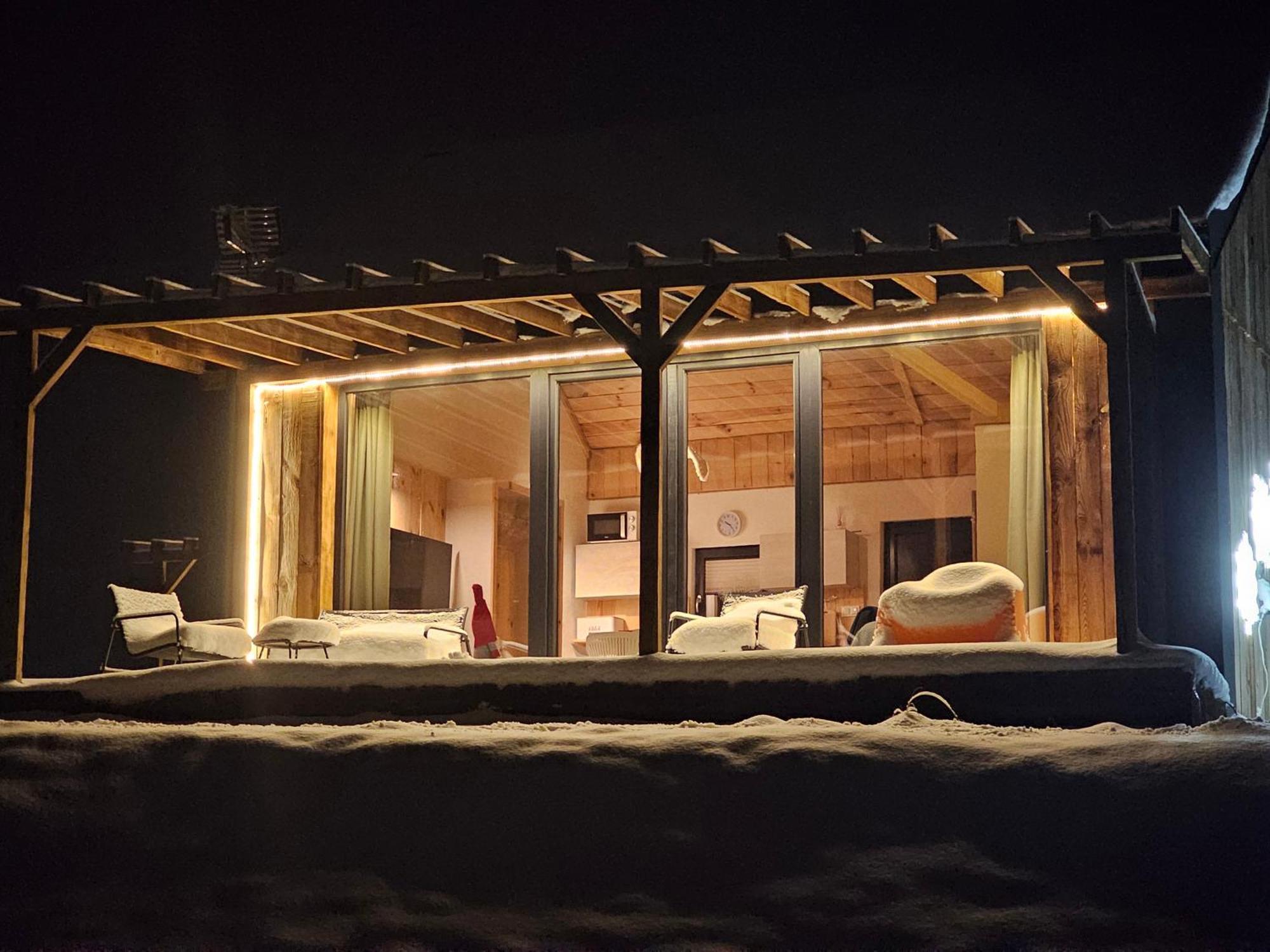 Chata W Bieszczadzie Apartamenty I Domki Z Sauna Bieszczady Polańczyk Exteriör bild