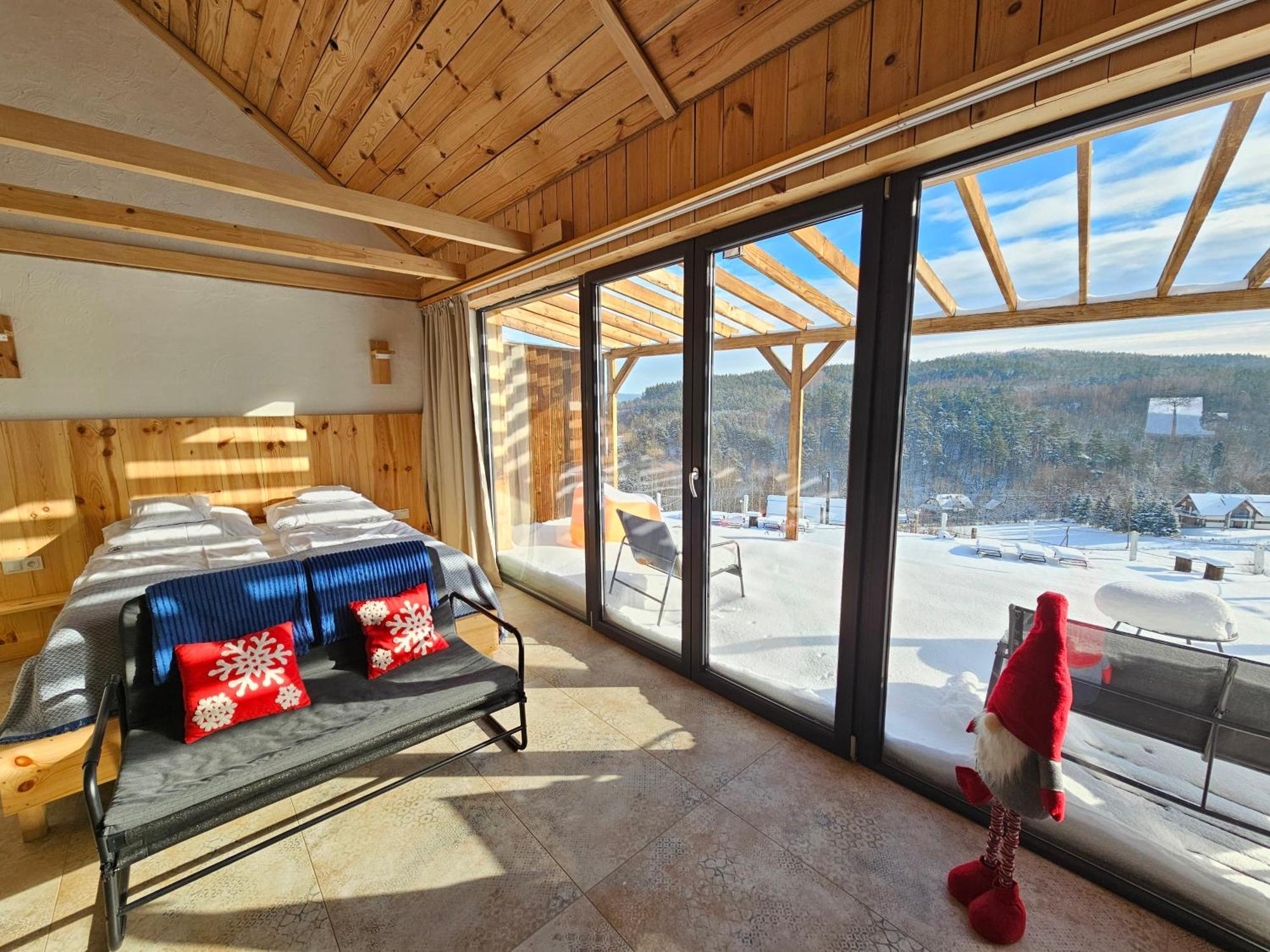 Chata W Bieszczadzie Apartamenty I Domki Z Sauna Bieszczady Polańczyk Exteriör bild
