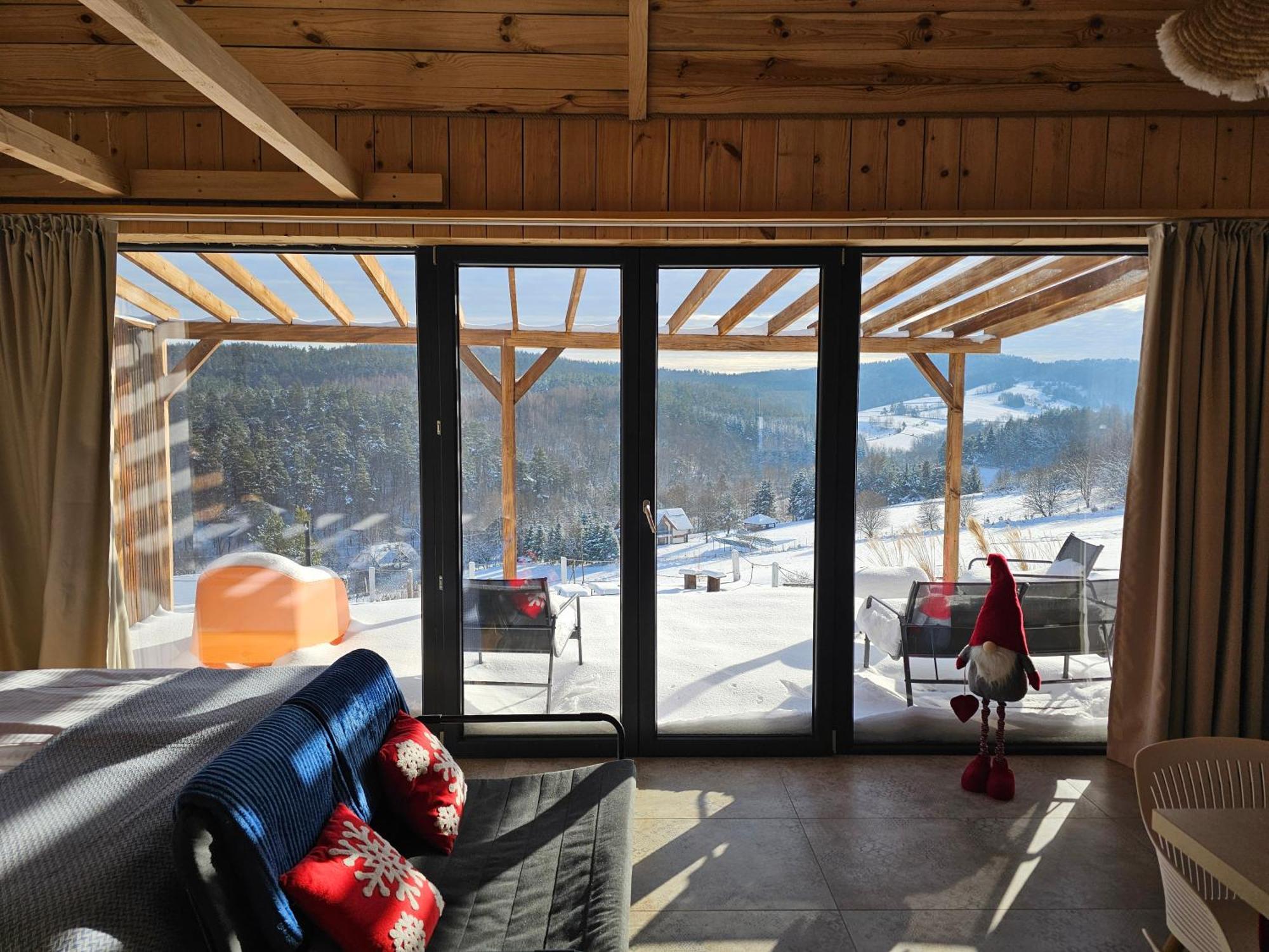 Chata W Bieszczadzie Apartamenty I Domki Z Sauna Bieszczady Polańczyk Exteriör bild