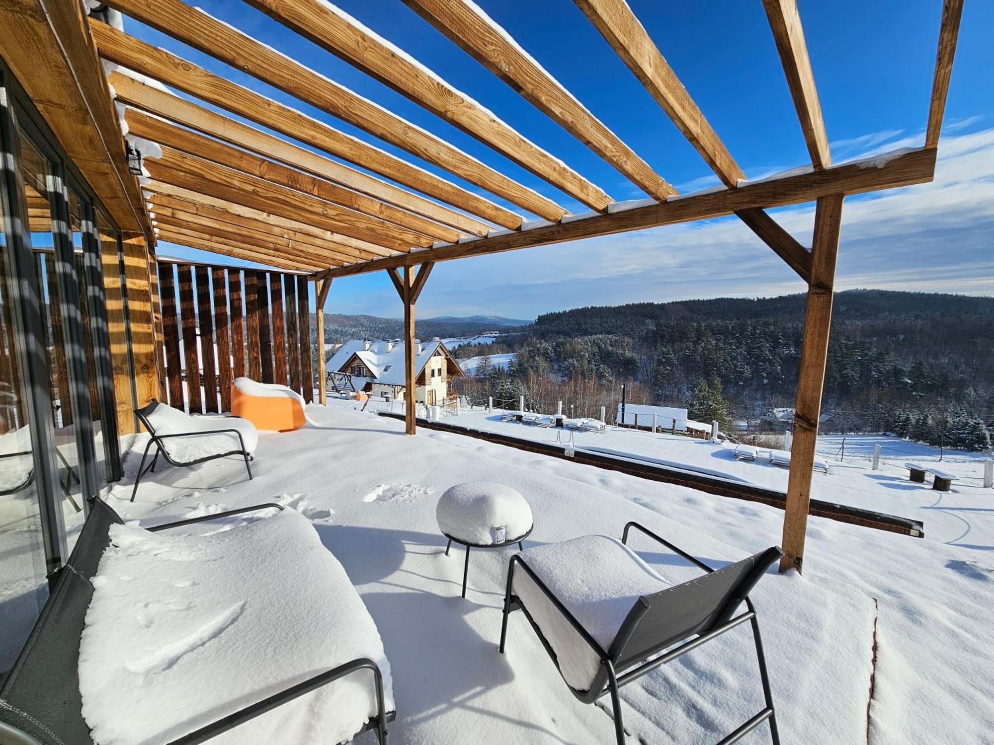 Chata W Bieszczadzie Apartamenty I Domki Z Sauna Bieszczady Polańczyk Exteriör bild
